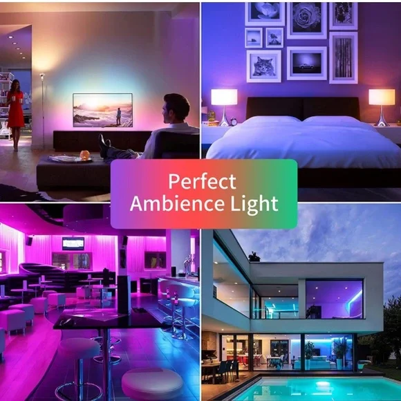 🎉Smart Led Strip Lights,65.6ft APP Control Light Strips Work with Alexa &Google - Picture 4 of 8